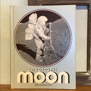 Vintage Let’s Go To The Moon Children’s Book